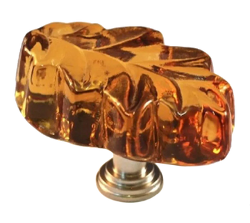 ArtX Oak Leaf Amber Knob