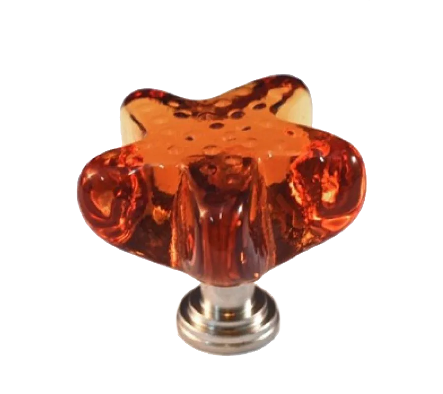 ArtX Starfish Amber Knob