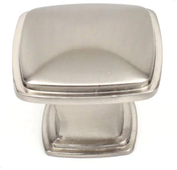 Builder's Choice 1-1/4'' Square Knob Satin Nickel 05253-15