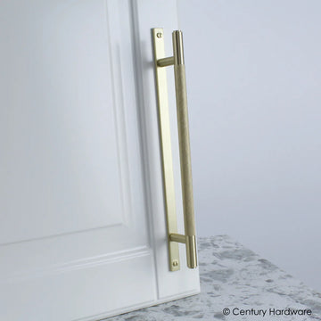 Diamond Knurling 6-5/16'' (160mm) cc Knurled Pull with Backplate