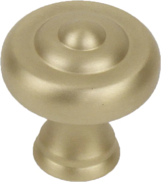 Glamour/Yukon 1-1/2 inch Satin Brass Cabinet Knob 18128-4