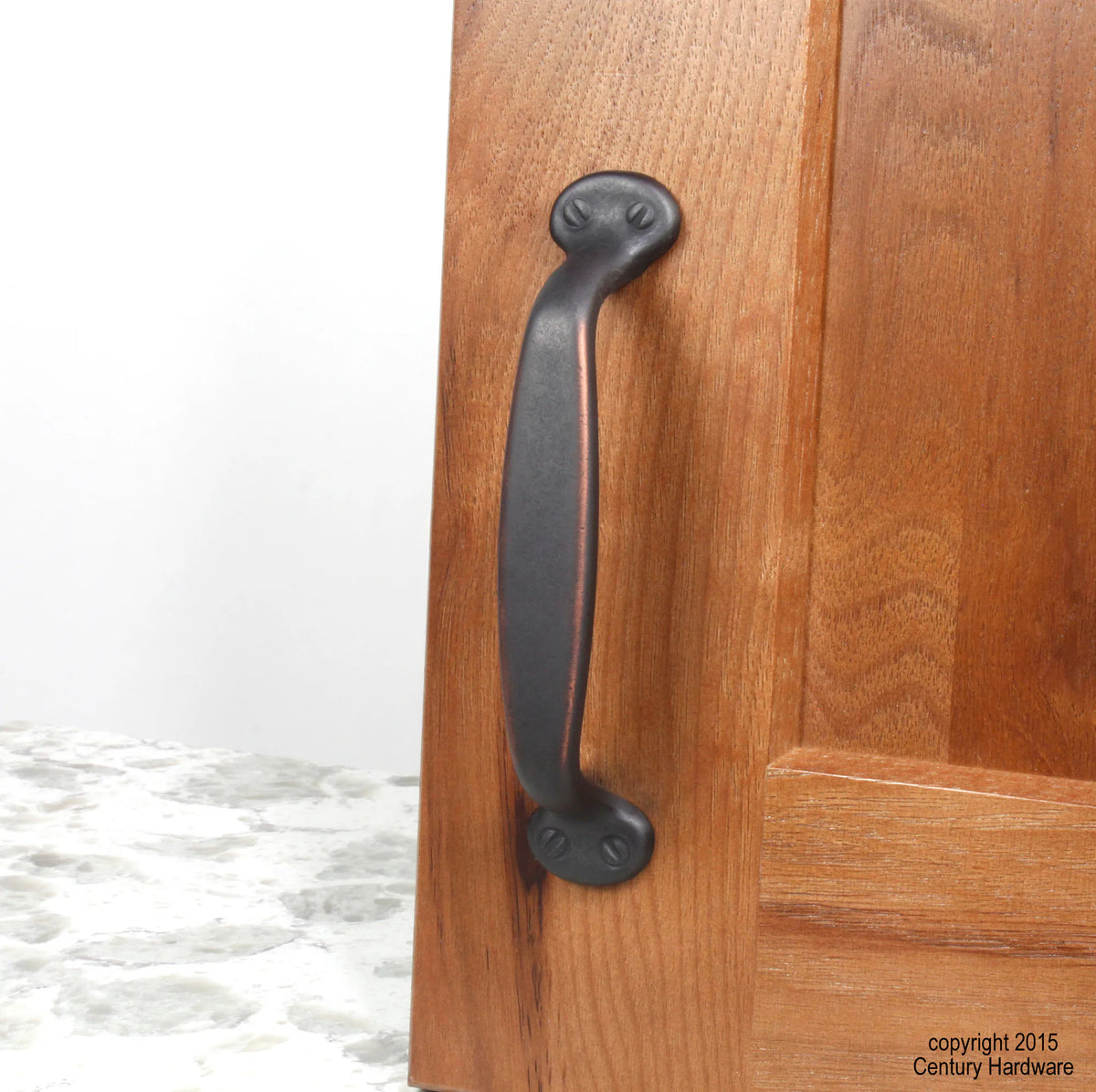 Yukon 4 in. Weathered Bronze/Copper Pull 18137-WZC