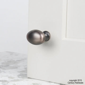 Glacier 1-3/8'' Diameter Oval Knob