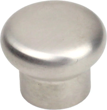 Stainless Steel Mushroom Knob, 1-3/16-In Diameter, Brushed