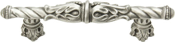 Acanthus pull Romanesque style with column base 1048/1049