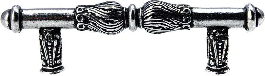 Acanthus 3'' cc pull with feather scroll 1050-9