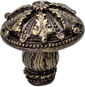 Acanthus med knob Renaissance style with feather scroll foot 1060-3