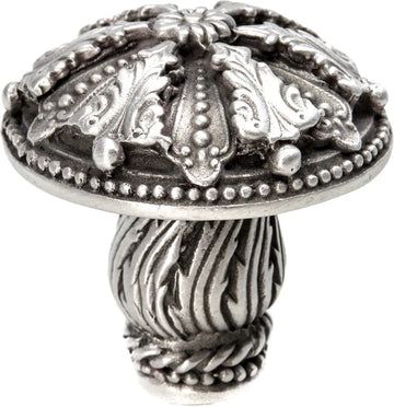 Acanthus large knob Renaissance style with feather scroll foot 1061