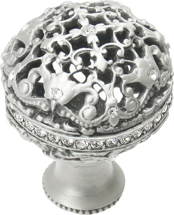 Juliane Grace large knob full round with Swarovski Crystals 134