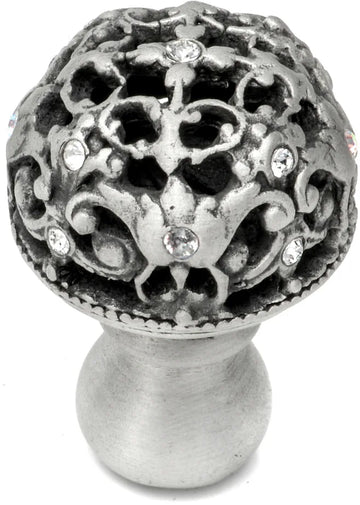Juliane Grace medium knob full round with Swarovski Crystals 139