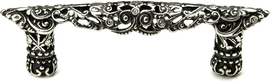 Juliane Grace 3'' cc pull with 12 Swarovski Clear Crystals 147-9C
