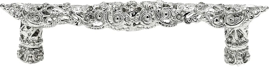 Juliane Grace 4'' cc pull with Swarovski Clear & Aurore Boreale Crystals 149-24CAB