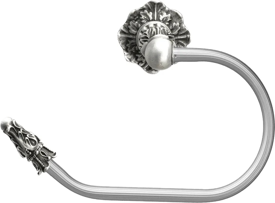 Acanthus swing tissue reeded ring left Renaissance style 1643R-11