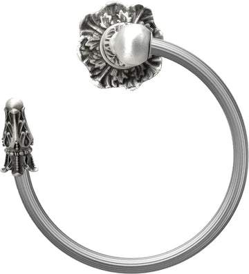 Acanthus swing towel reeded ring left Renaissance style 1645R-11
