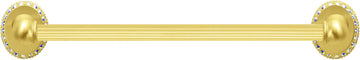 Caché 16'' cc towel bar 5/8'' reeded center w/ Swarovski Aurore Boreale Crystals 1706R-8AB
