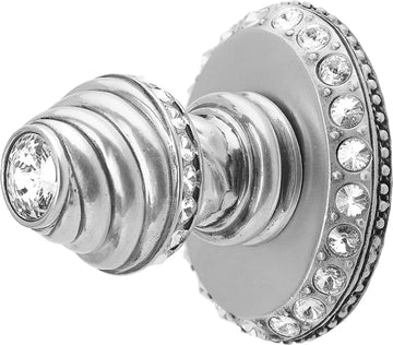 Caché II large hook with 40 rivoli Swarovski Clear Crystals 1827-9C
