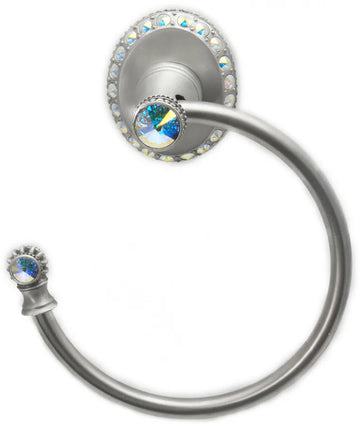 Cache Carpe Diem swing towel ring left with Swarovski Crystals 1835