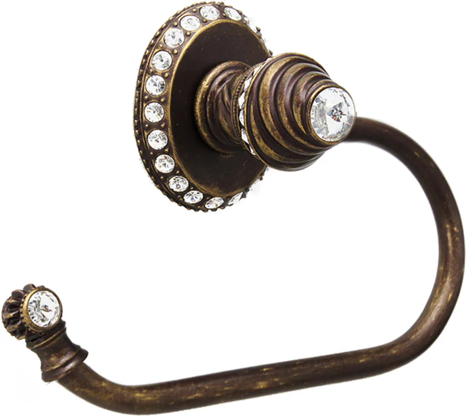 Caché II large swing tissue ring with Swarovski Crystals Smooth Center 1852/1853