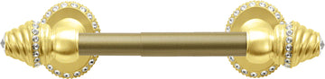 Caché II tissue post large escutcheon with Swarovski Clear Crystals 1855-8C