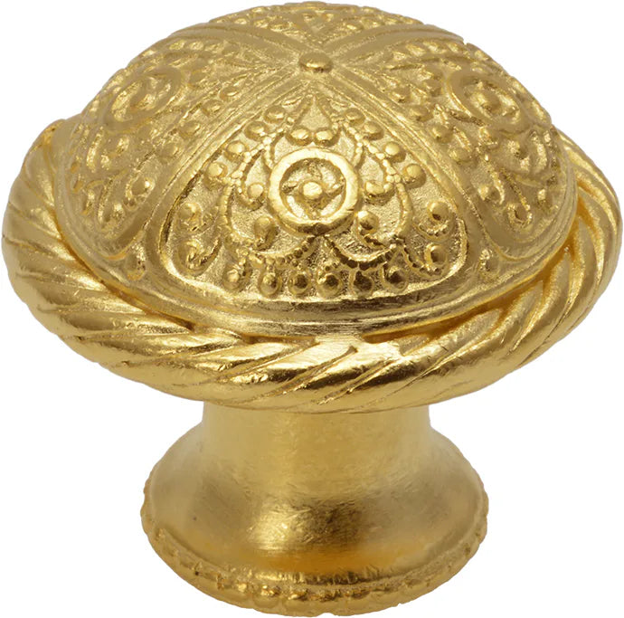 Millennium large knob with rope border 327-8