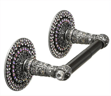 Juliane Grace II tissue post with Swarovski Clear & Aurore Boreale Crystals 4266-9CAB