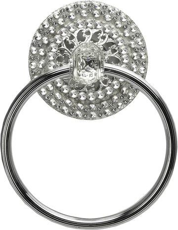 Juliane Grace II full swing towel smooth ring with Swarovski Crystals 4267