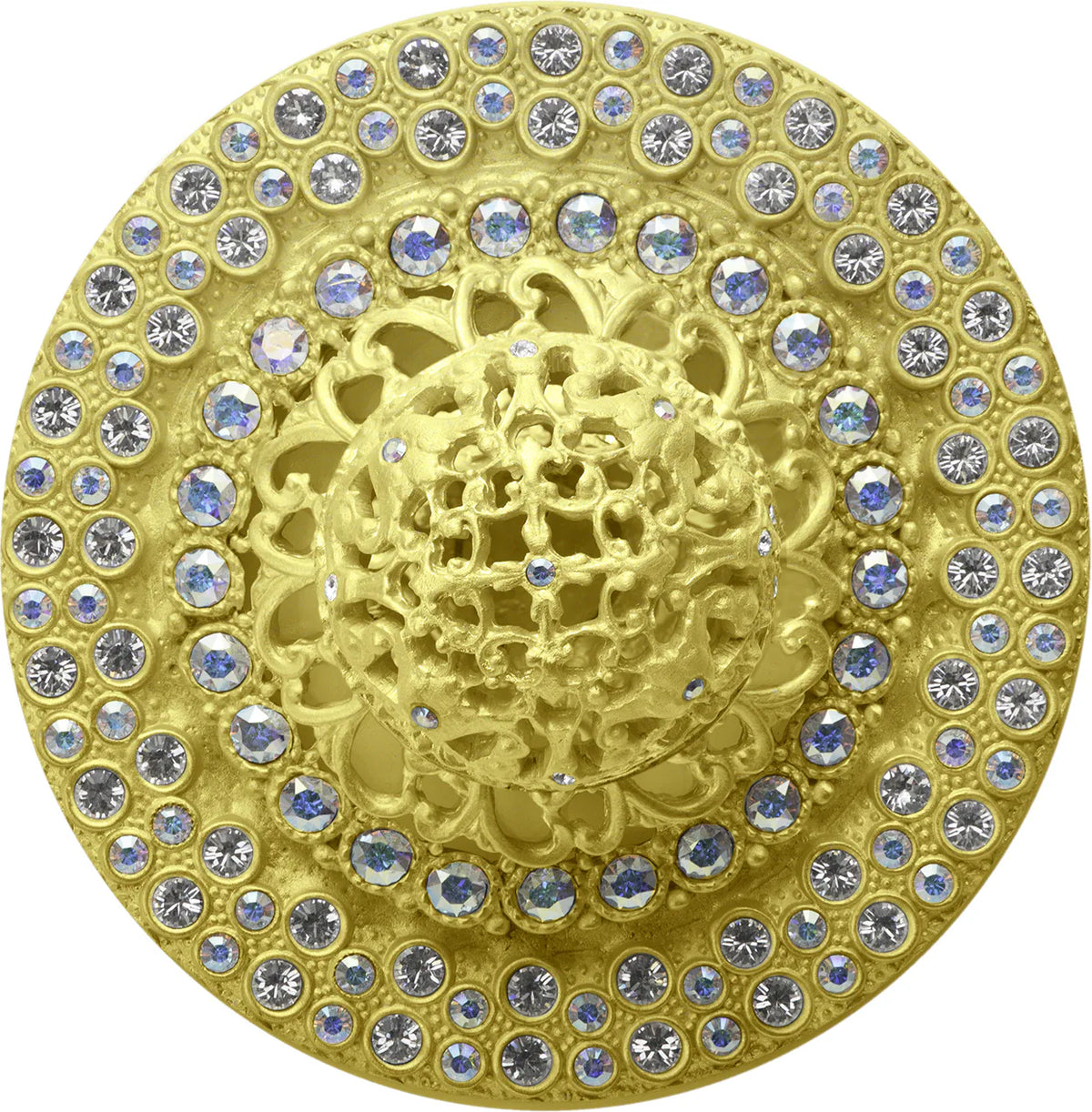 Juliane Grace II Small hook with 142 Swarovski Clear & Aurore Boreale Crystals 4268-8CAB