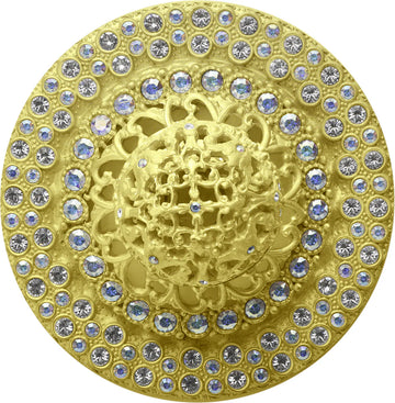 Juliane Grace II Small hook with 142 Swarovski Clear & Aurore Boreale Crystals 4268-8CAB