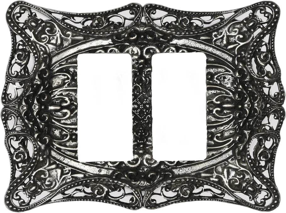 Acanthus Carpe Diem 5004-9 Chalice double rocker/GFI switchplate 5004-9