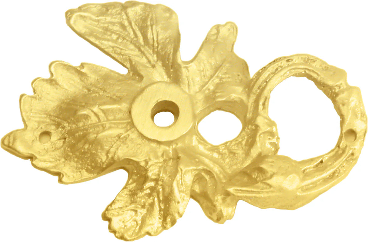 Bacchus Single grape leaf & vine escutcheon 538-8