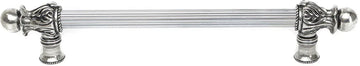 Acanthus 12'' cc with 5/8'' reeded center long pull Romanesque style in Chalice. 5552R-9
