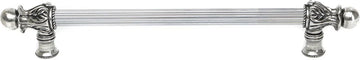 Acanthus 18'' cc with 5/8'' reeded center long pull Romanesque style in Chalice. 5553R-9