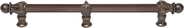 Acanthus 12'' cc with 5/8'' reeded center long pull Romanesque style with center brace 5557R-22