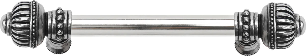 Cricket Cage 6'' cc with 5/8'' smooth center long pull large finial in Chalice. 5570-9