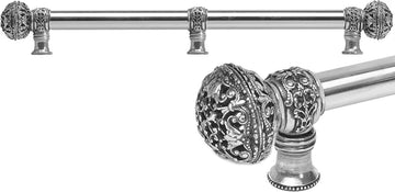 Juliane Grace 22'' cc with 5/8'' smooth center long pull & center brace large finial in Chalice. 5609-9