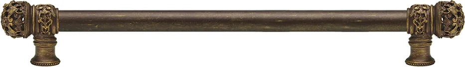 Juliane Grace 22'' cc with 5/8'' smooth center long pull small finial in Antique Brass. 5614-3