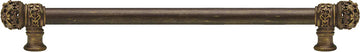 Juliane Grace 22'' cc with 5/8'' smooth center long pull small finial in Antique Brass. 5614-3