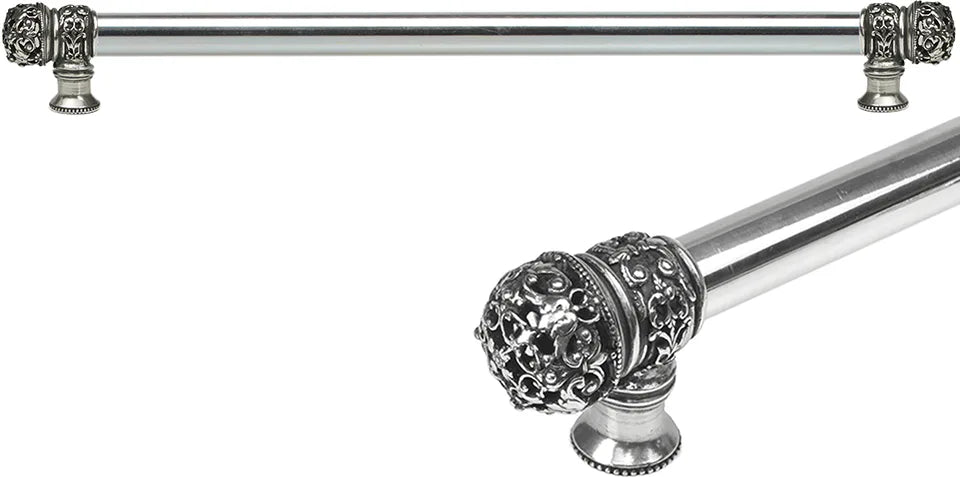Juliane Grace 22'' cc with 5/8'' smooth center long pull small finial in Chalice. 5614-9