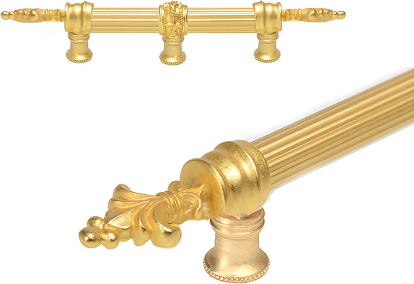 Charlemagne 6'' cc w/ 5/8'' reeded center long pull w/ center brace 5655R-8