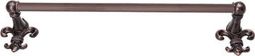Charlemagne 24'' o.c towel Bar with 5/8'' reeded center 566R-22