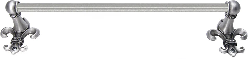 Charlemagne 32'' o.c towel Bar with 5/8'' reeded center 567R-11