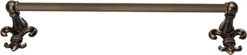 Charlemagne 36'' o.c towel Bar with 5/8'' reeded center 568R-3