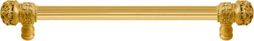 Juliane Grace 9'' cc with 5/8'' reeded center long pull small finial w/ 52 Swarovski Clear & Aurore Boreale Crystals 5701R-8CAB