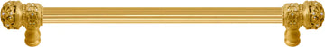 Juliane Grace 22'' cc with 5/8'' reeded center long pull small finial w/ 52 Swarovski Clear & Aurore Boreale Crystals 5704R-8CAB
