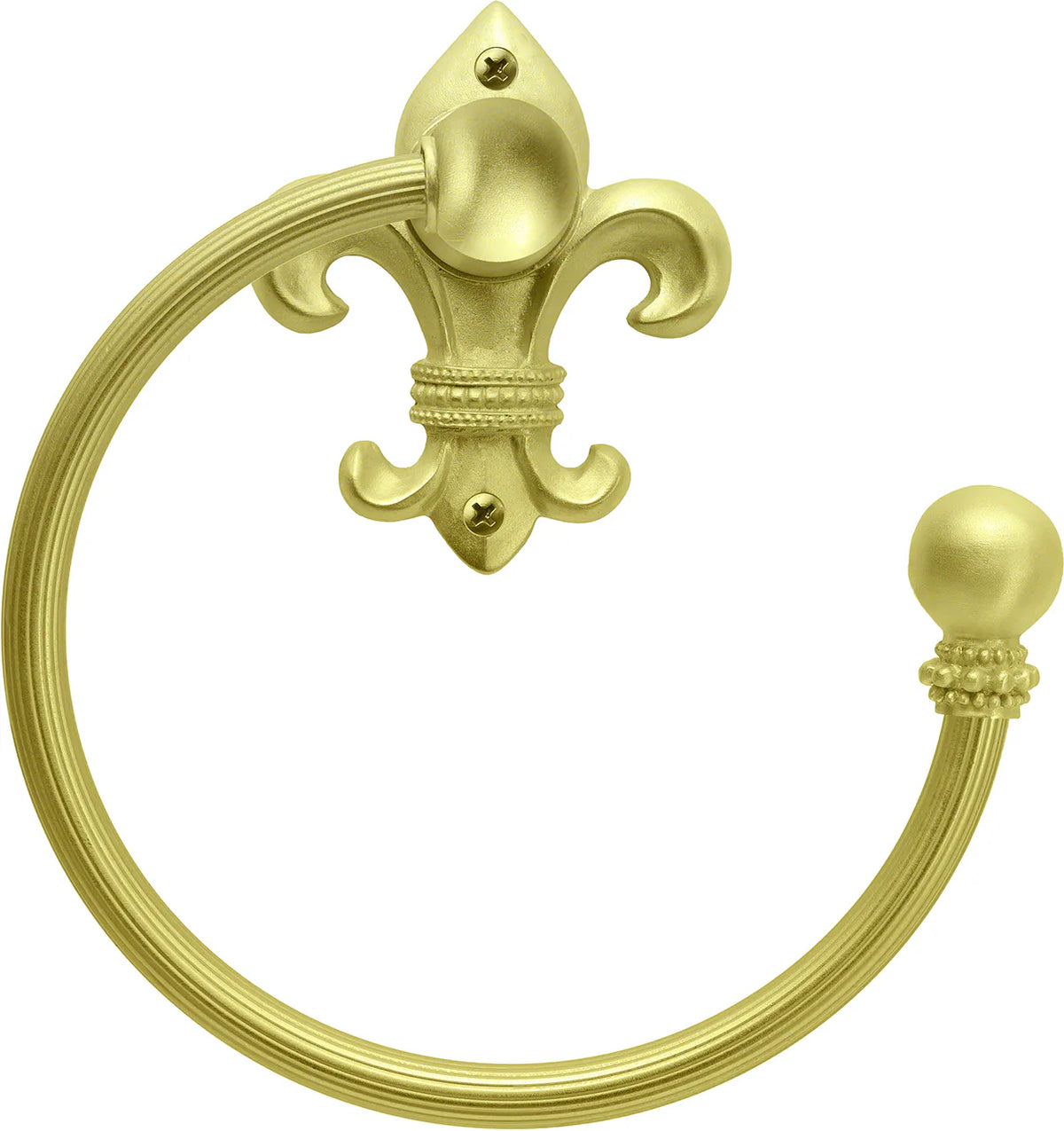 Charlemagne swing towel reeded ring right 572R-8