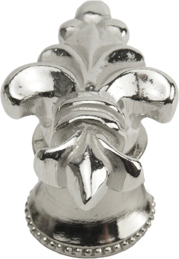 Charlemagne classic large knob in Platinum. 582-24