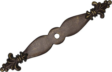 Charlemagne large escutcheon in Antique Brass. 585-3