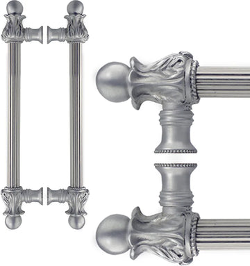Acanthus Carpe Diem 5860R-23 Chrysalis back to back 6'' cc w/ 5/8'' reeded center long pull Romanesque style 5860R-23