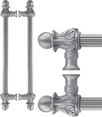 Acanthus Carpe Diem 5862R-23 Chrysalis back to back 12'' cc w/ 5/8'' reeded center long pull Romanesque style 5862R-23