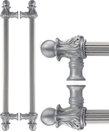 Acanthus Carpe Diem 5863R-23 Chrysalis back to back 18'' cc w/ 5/8'' reeded center long pull Romanesque style 5863R-23